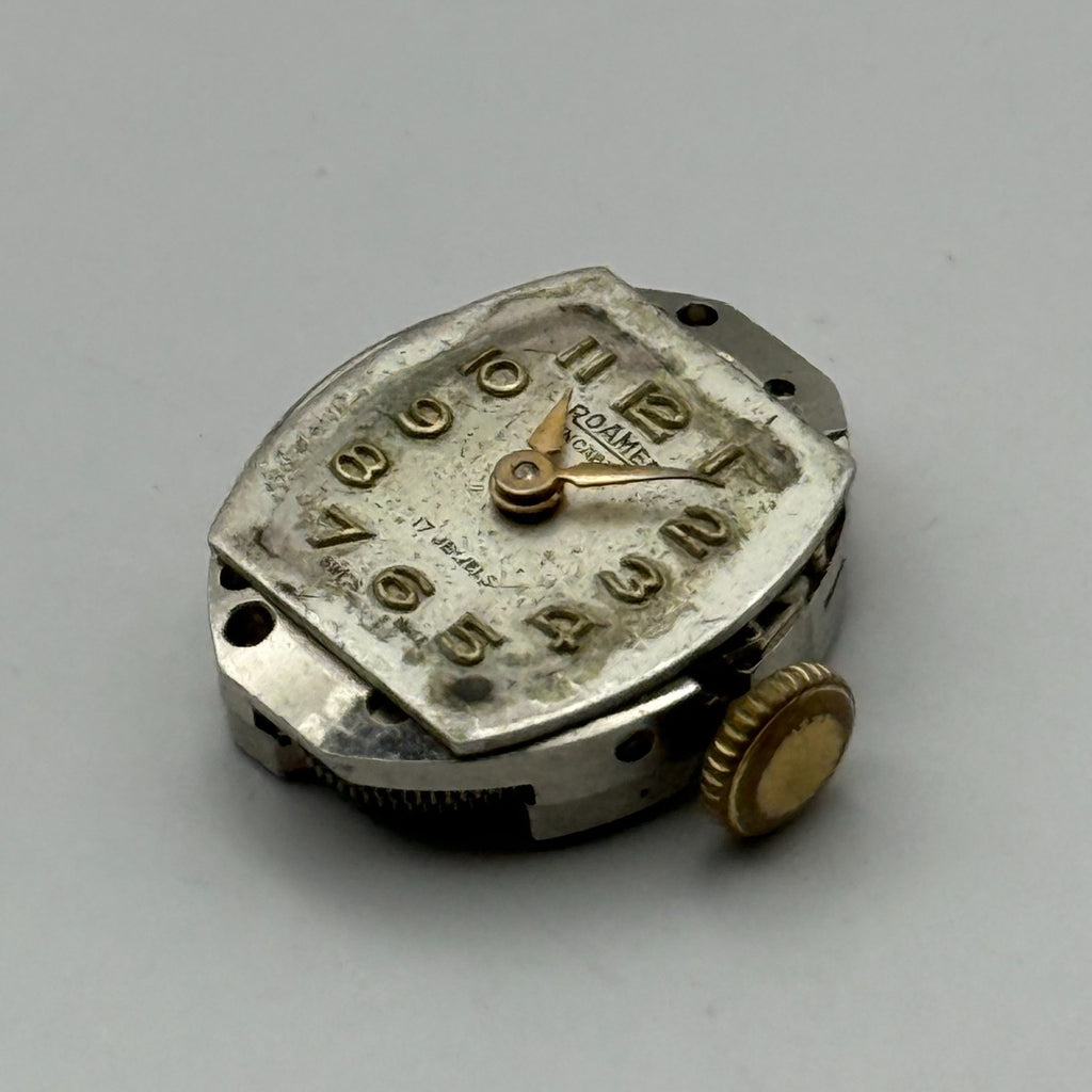 MST 389 Watch Movement Roamer 17 Jewels Swiss Manual Wind Parts Repair 13.1mm