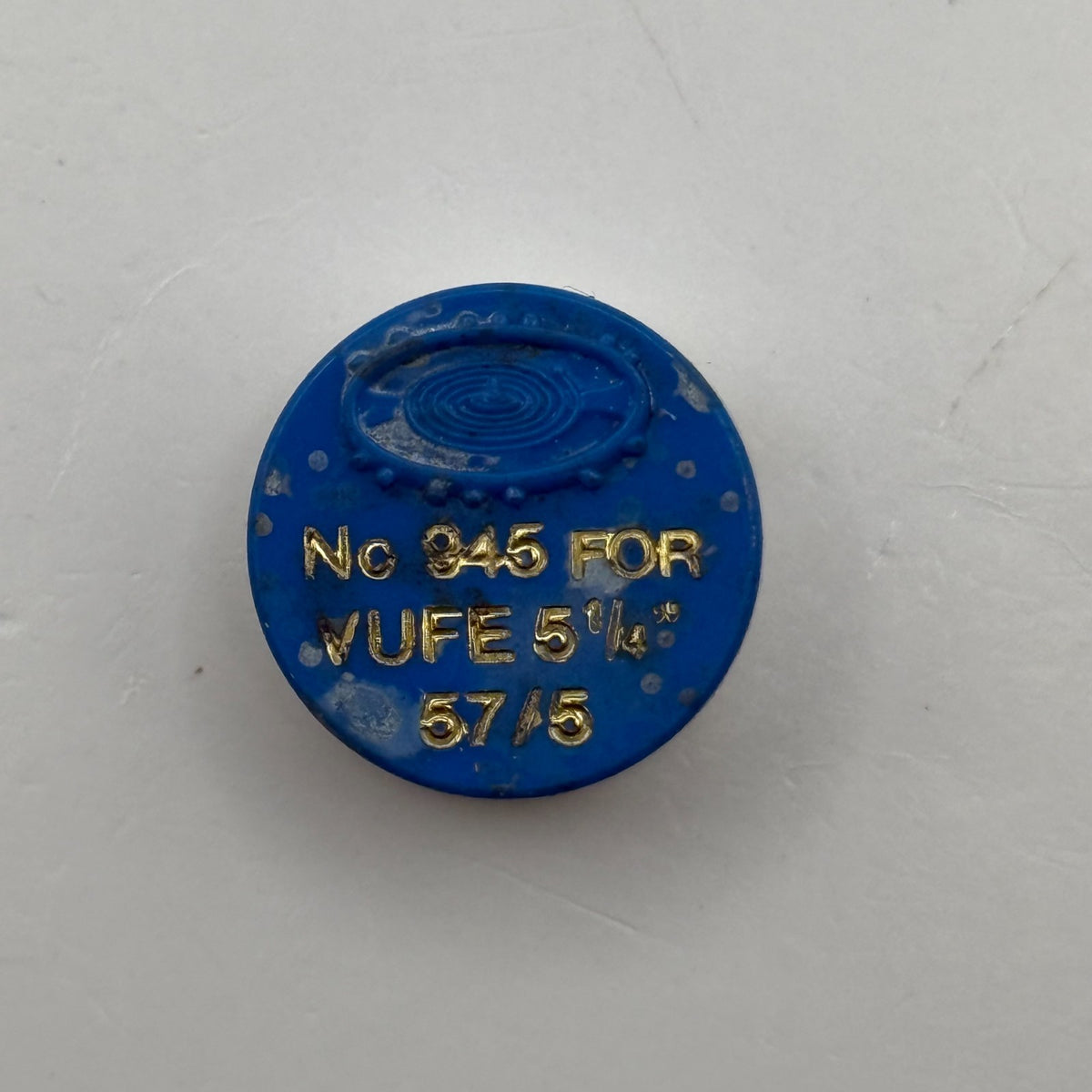 VUFE 57/5 Balance Wheel Complete And Spring 5¼’’’ 945 Watch Movement Parts NOS