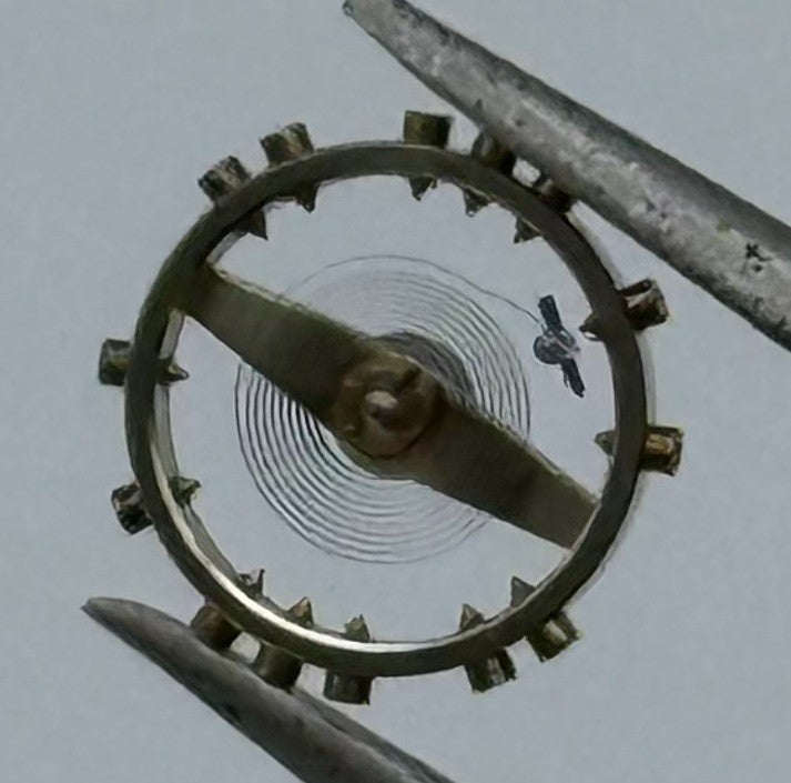 Femga 45 Balance Wheel Complete And Spring 5½’’’ 1006 M Watch Movement Parts NOS