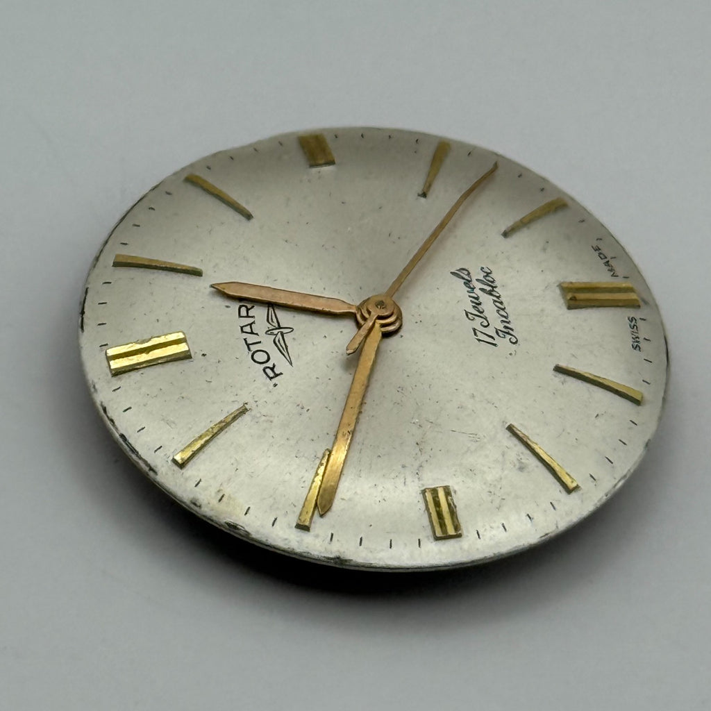 AS 1702/03 Watch Movement A. Schild 1702/03 Date Rotary Swiss Parts 25.9mm