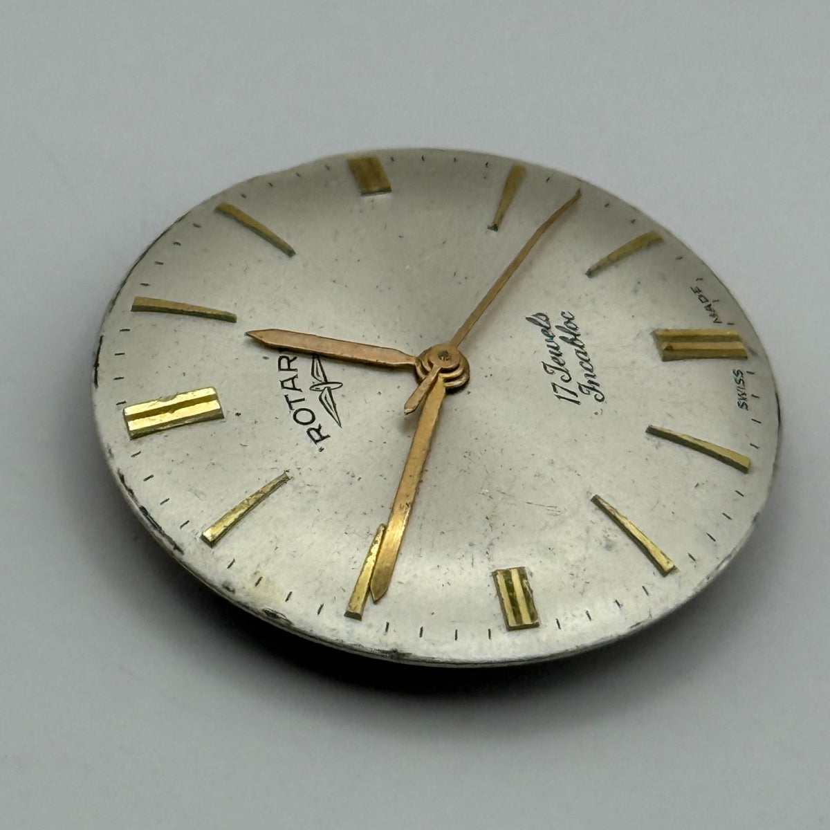 AS 1702/03 Watch Movement A. Schild 1702/03 Date Rotary Swiss Parts 25.9mm