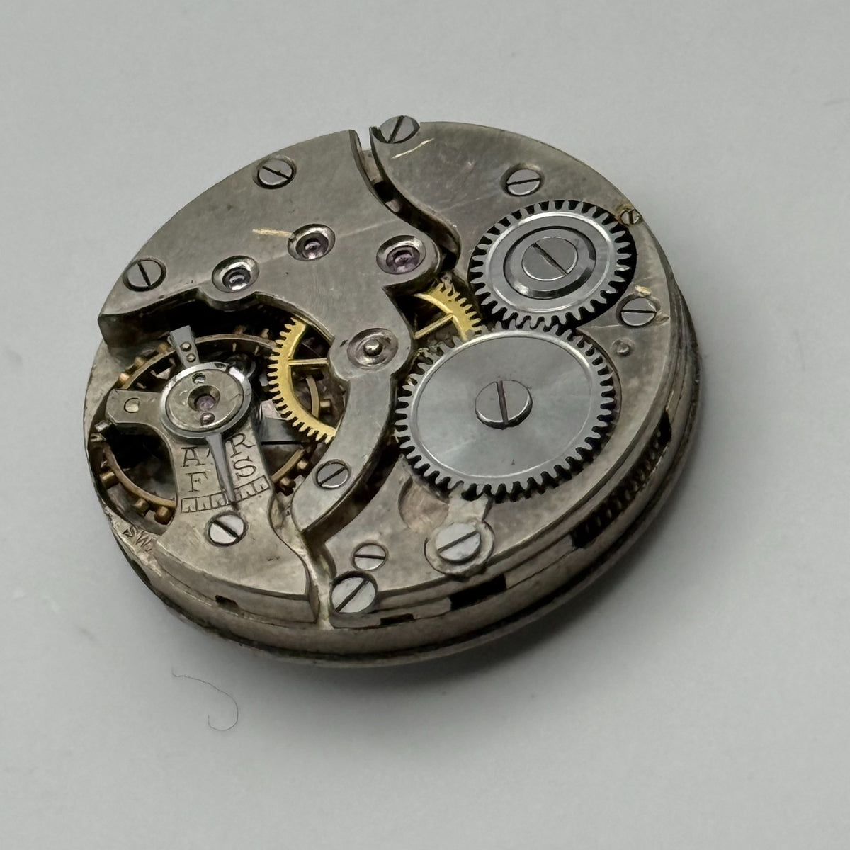 Unidentified Watch Movement Manual Swiss Vintage Wind Parts Repair 24.4mm
