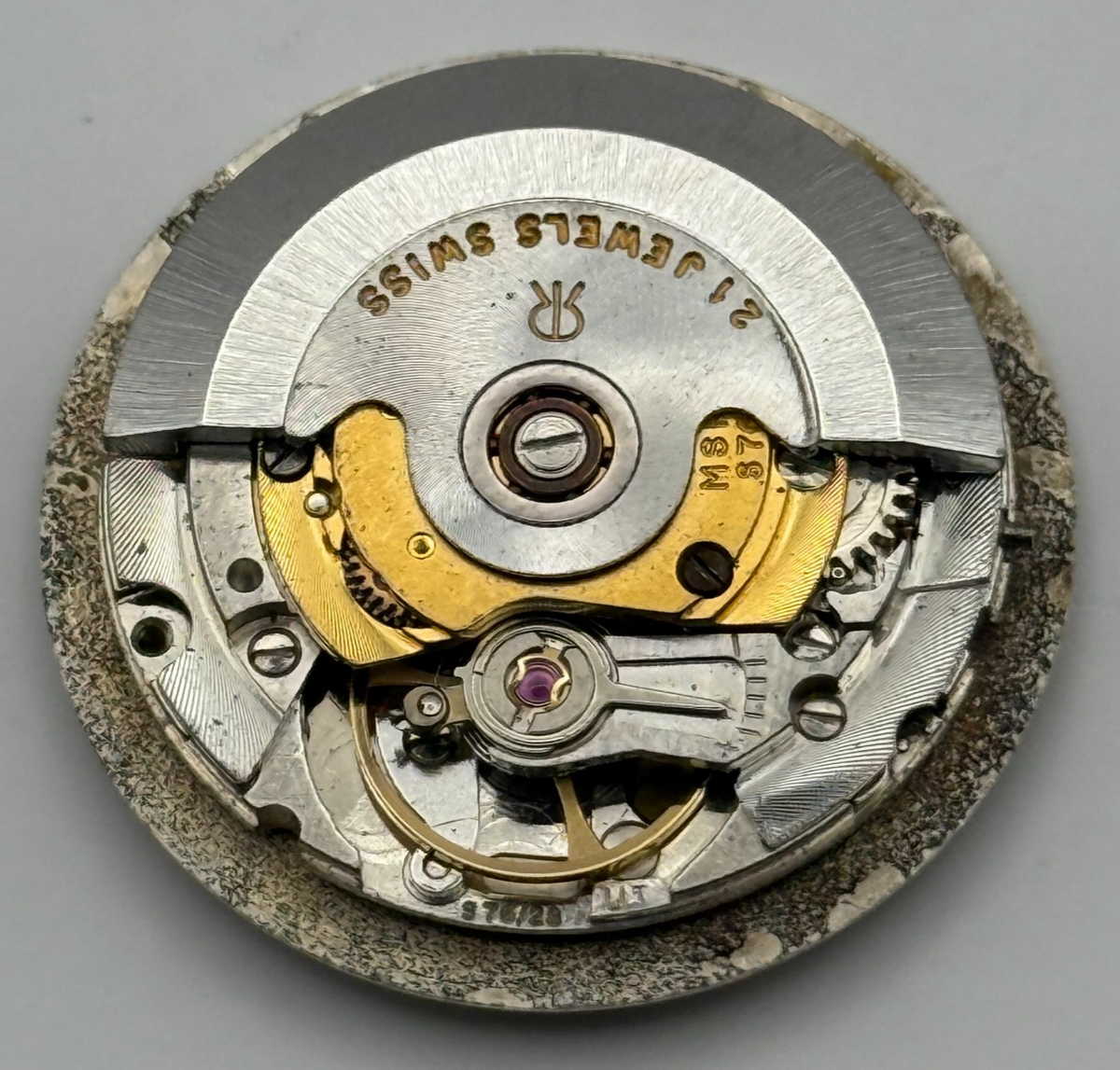 MSR S76-28 Watch Movement - Garrard Automatic - For Parts / Repair - 25.9mm