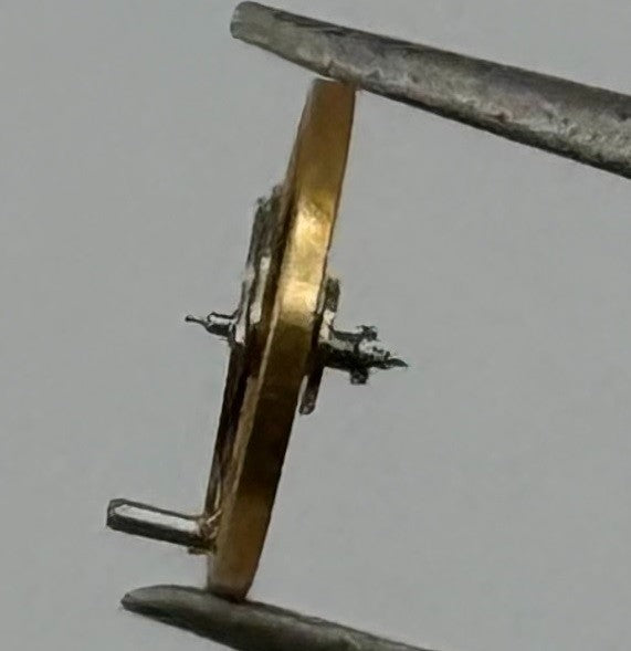 AS 1677 Balance Wheel Complete And Spring 6½’’’ Renata 1225 Watch Movement Parts