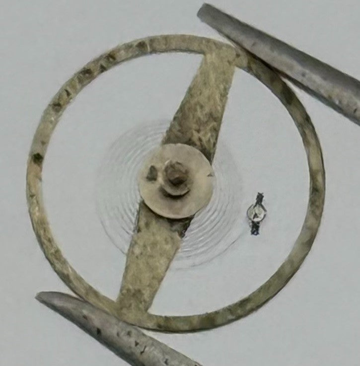 FEF 370 371 Balance Wheel Complete And Spring 176 Watch Movement Parts NOS