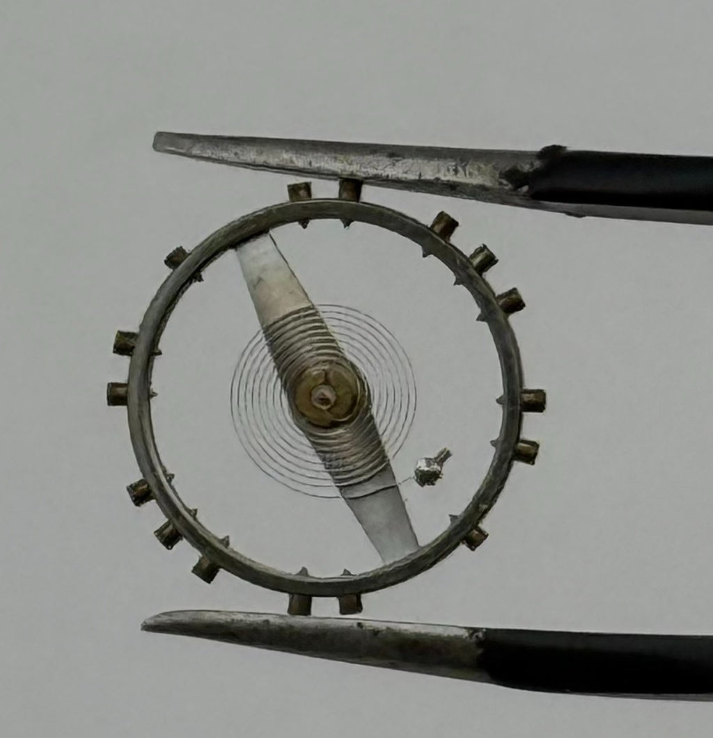 ETA 2390 2401 Balance Wheel Complete And Spring 616 Watch Movement Parts NOS
