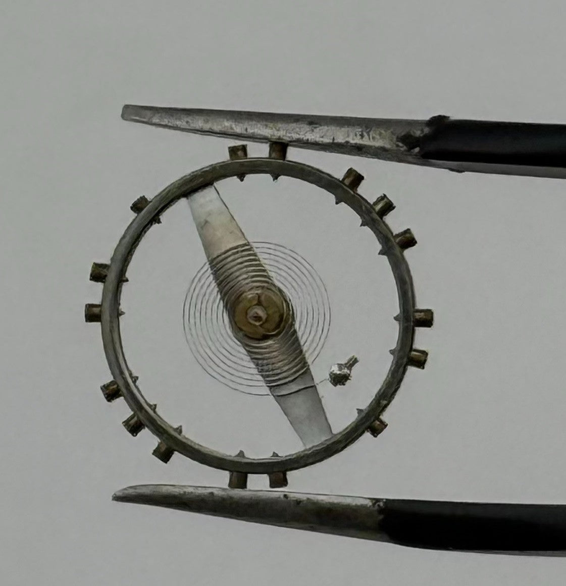 ETA 2390 2401 Balance Wheel Complete And Spring 616 Watch Movement Parts NOS