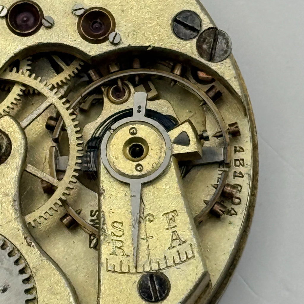 IWC Peerless Pocket Watch Movement Open Face High Grade S&Co Parts 39.7mm