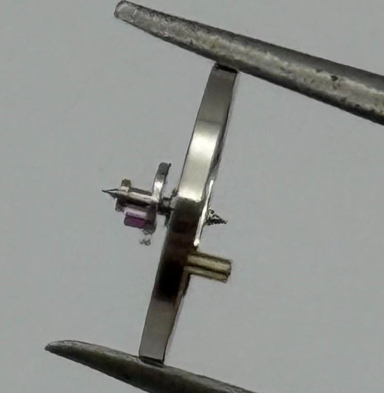 Oris 590 Ancre Balance Wheel Complete And Spring 1725 Watch Movement Parts NOS