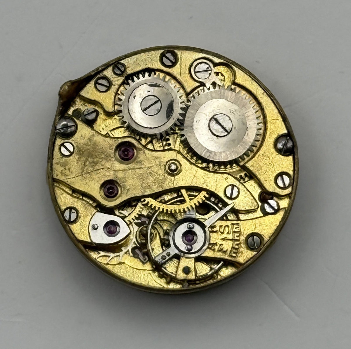 Felsa 107 Watch Movement Swiss Manual Wind Vintage Parts Repair 19.7mm