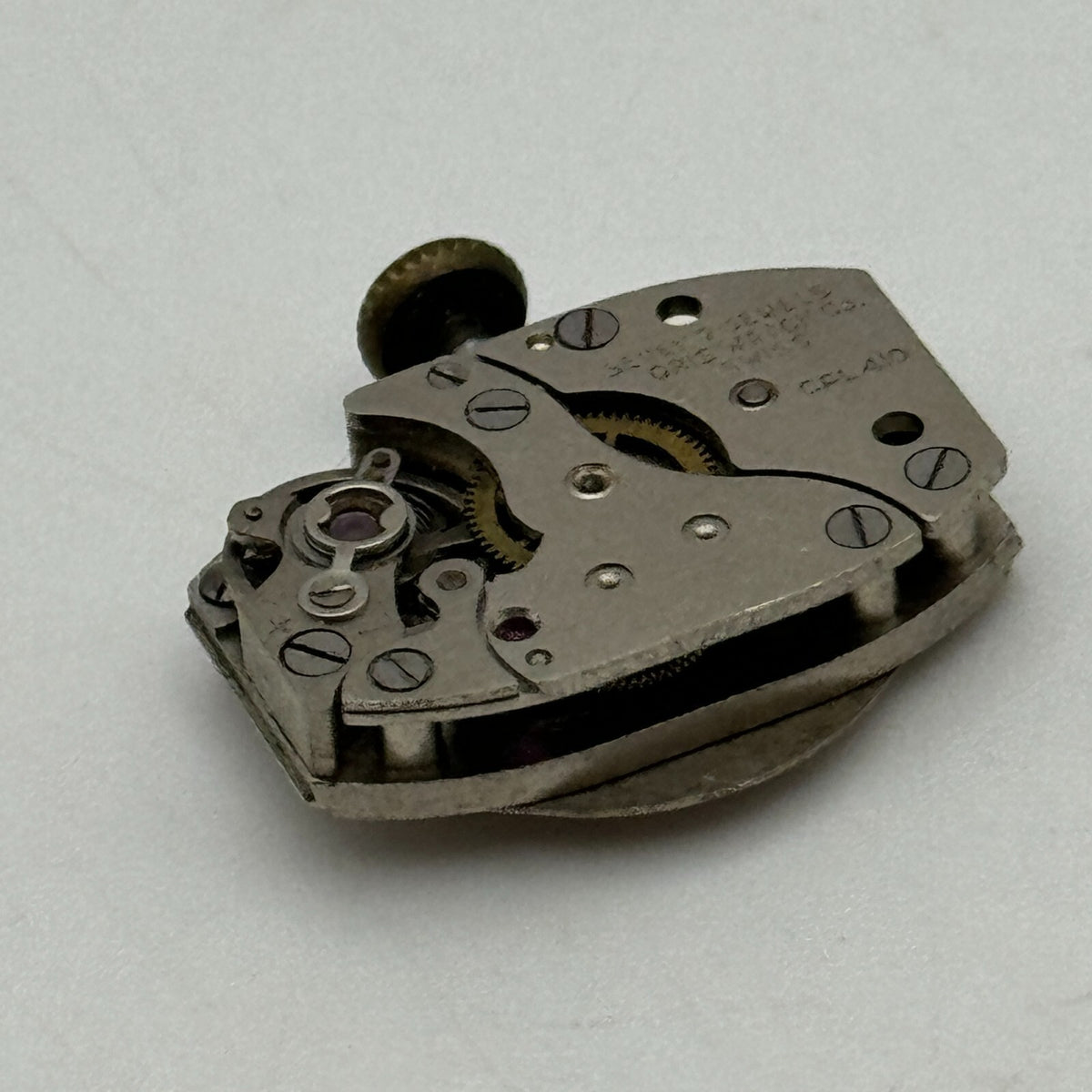 Oris Cal 410 Watch Movement Ladies Manual Wind Swiss Vintage Parts Repair 12.9mm