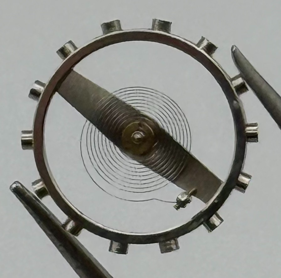 EB 1197 Balance Wheel Complete And Spring 10½’’’ 103 M Watch Movement Parts NOS