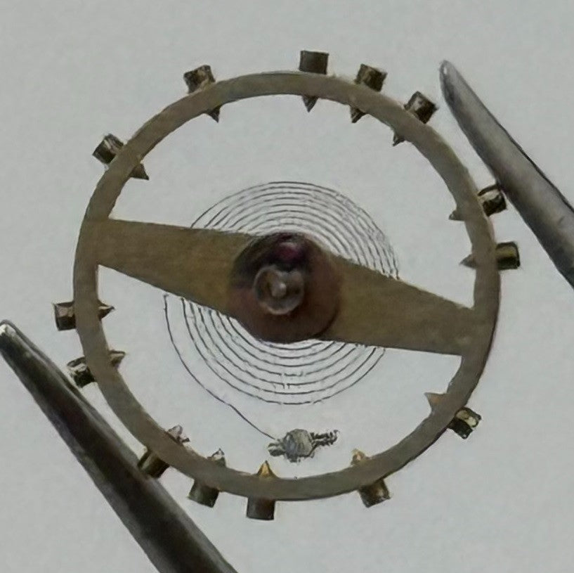 AS 1240 SSR Balance Wheel Complete And Spring 8¾’’’ 1248 M Watch Movement Parts