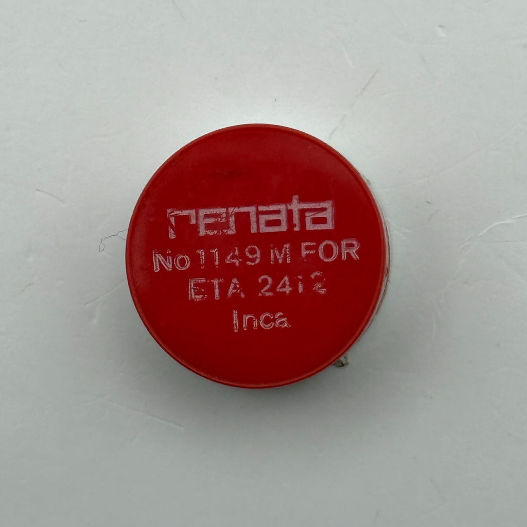 ETA 2412 Balance Wheel Complete And Spring Renata 1149 Watch Movement Parts NOS