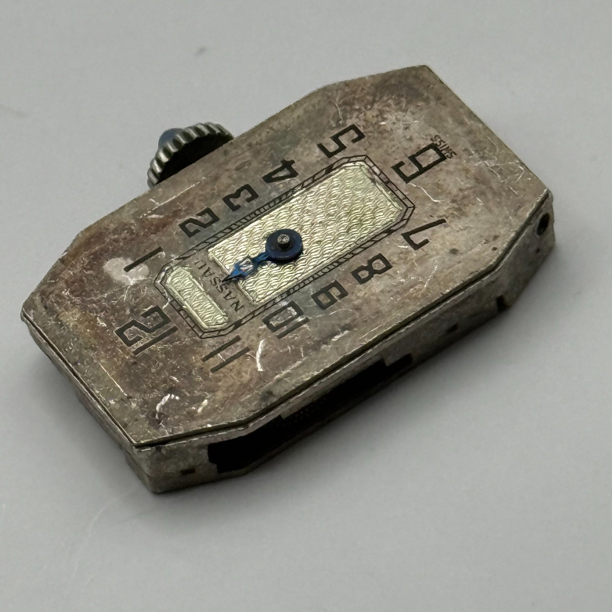 Didisheim-Nassay 227 Watch Movement Cabochon Crown Nassau 6J Swiss Parts 14.8mm