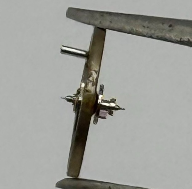 AS 1977 Balance Wheel Complete And Spring 5½’’’ 1740 M Watch Movement Parts NOS