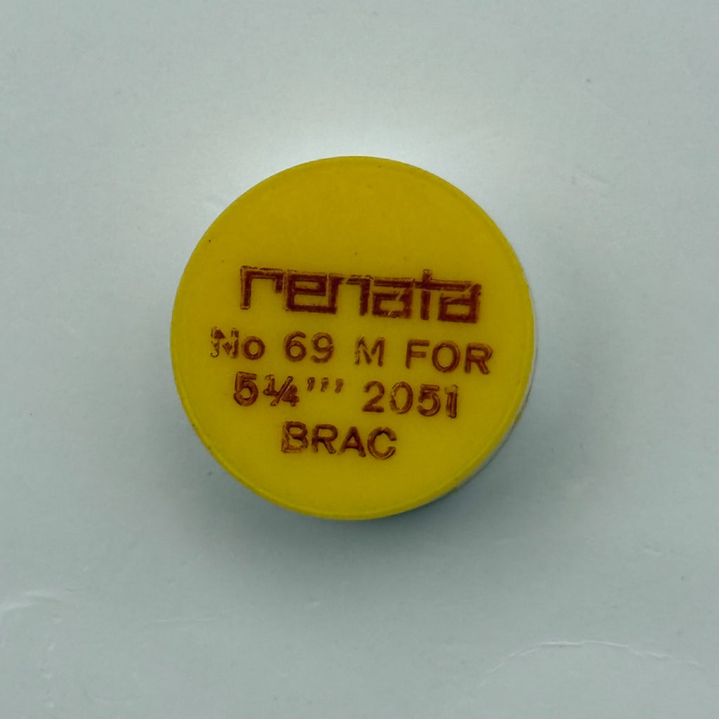 Brac 2051 Balance Wheel Complete And Spring 5½’’’ 69 M Watch Movement Parts NOS