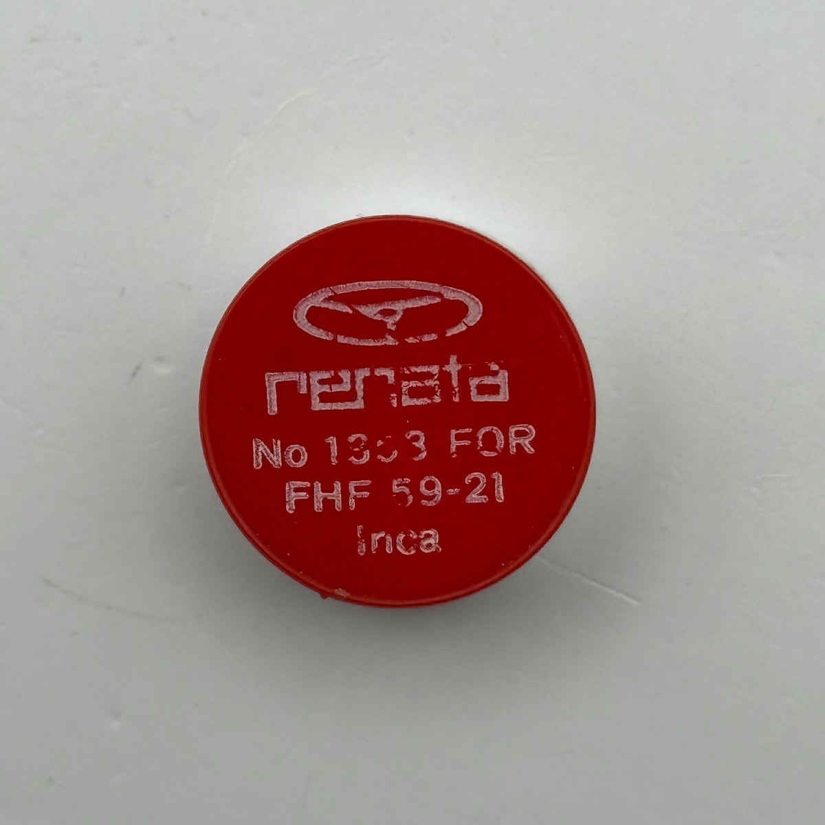 FHF 59-21 Balance Wheel Complete And Spring Renata 1353 Watch Movement Parts NOS