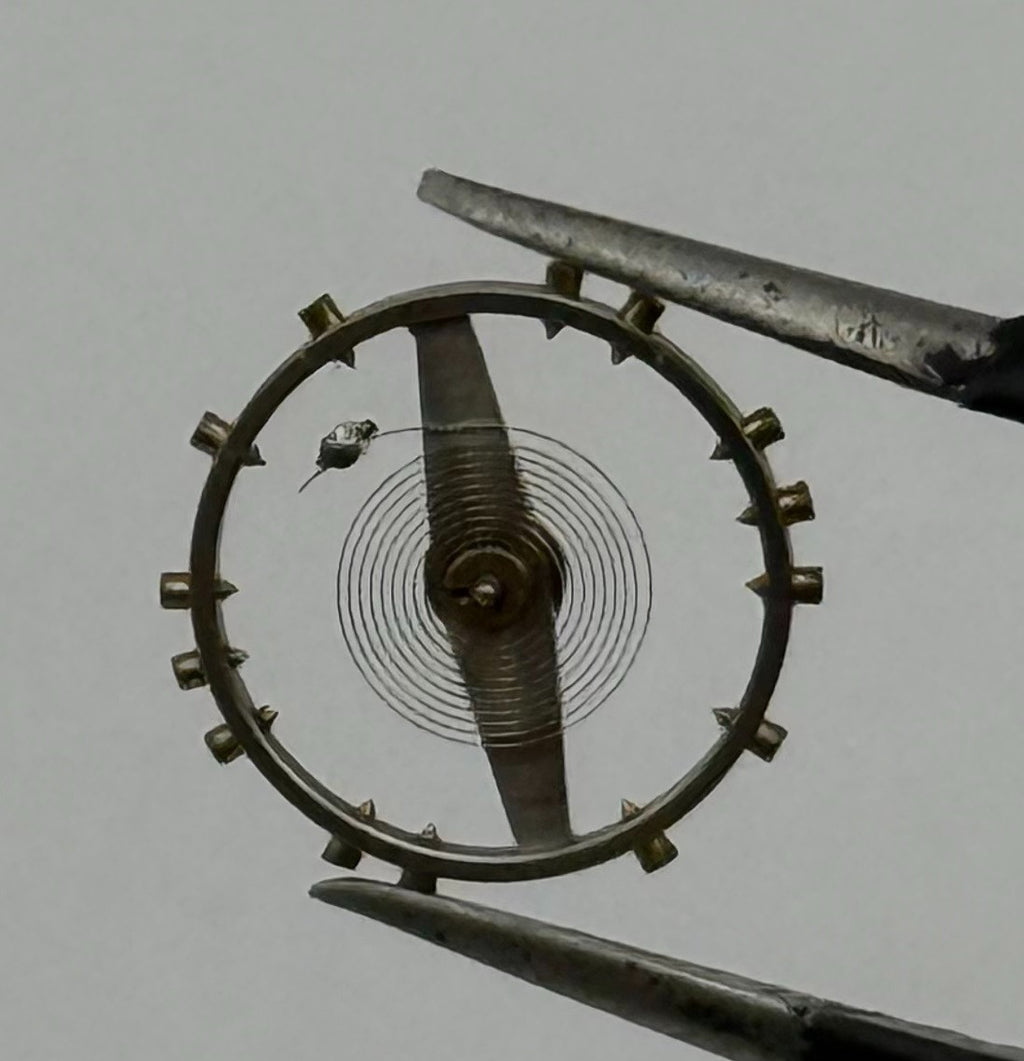 Judex 120 Balance Wheel Complete And Spring 10½’’’ 391 Watch Movement Parts NOS