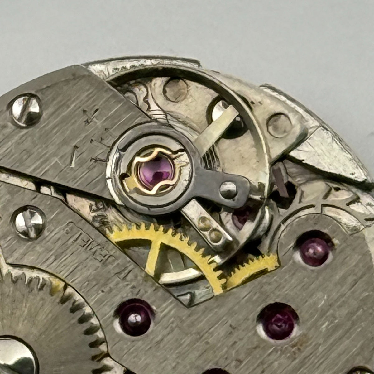 Unitas 6365N Watch Movement Running Excalibur 17 Jewel Swiss Parts Repair 19.6mm