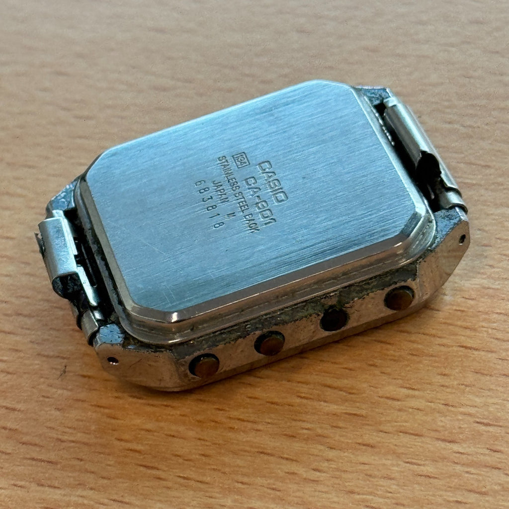 Casio CA-901 Watch - Calculator Game - Rare Model - Untested For Parts / Repair