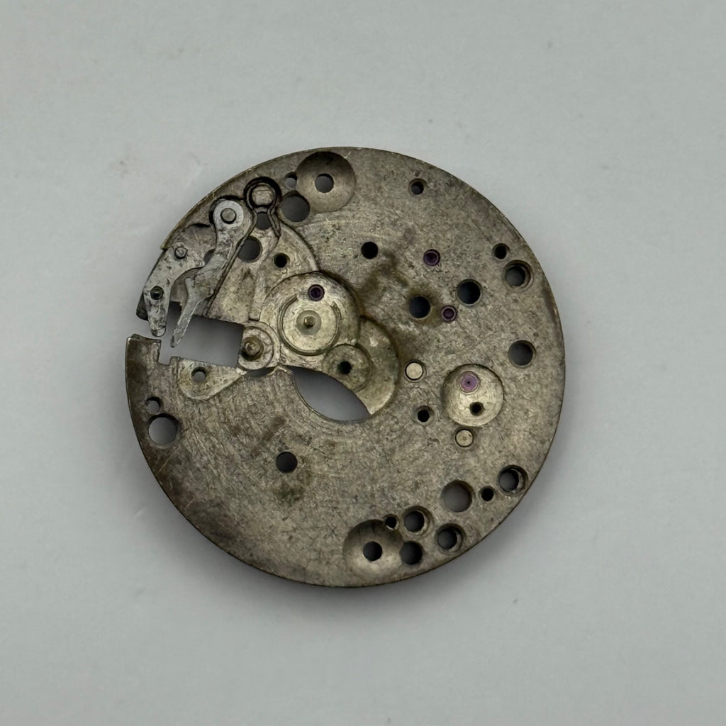 Record RWT Watch Movement - Main Plate - For Parts / Repair - 23.6mm