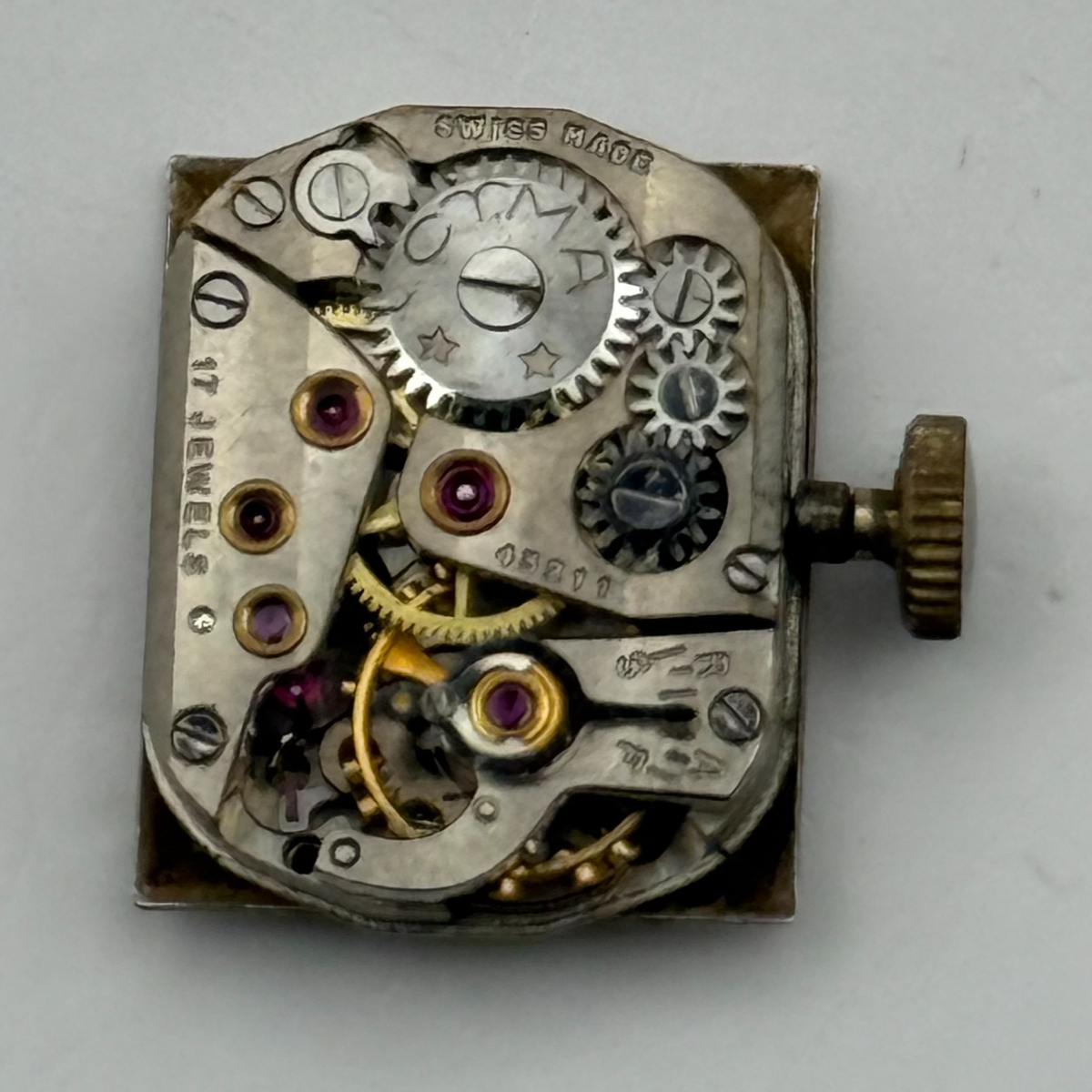 Cyma 17 Jewels Watch Movement - Ladies - For Parts / Repair - 15mm