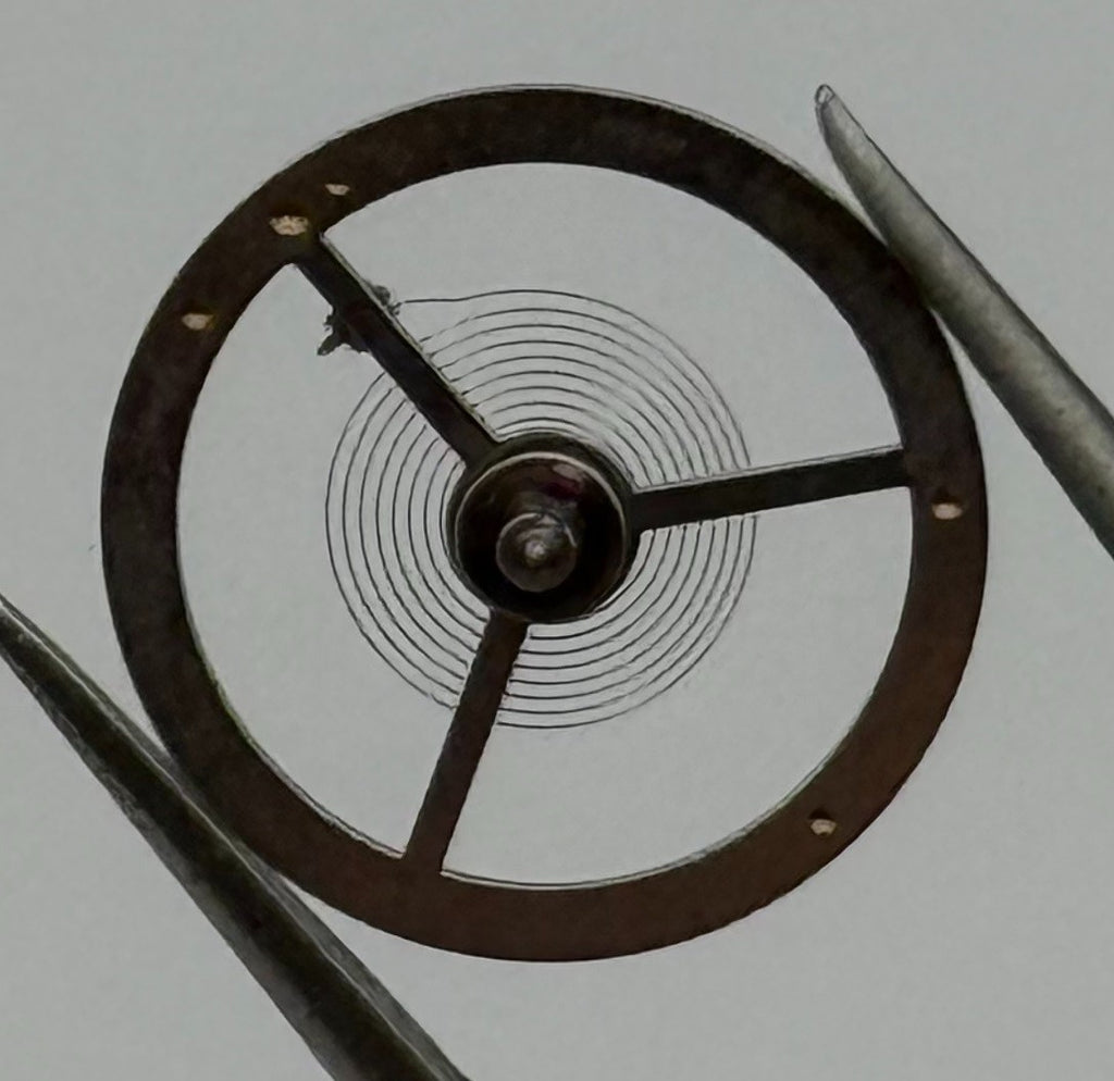BFG 582 Balance Wheel Complete And Spring 13½''' 1782 Watch Movement Parts NOS