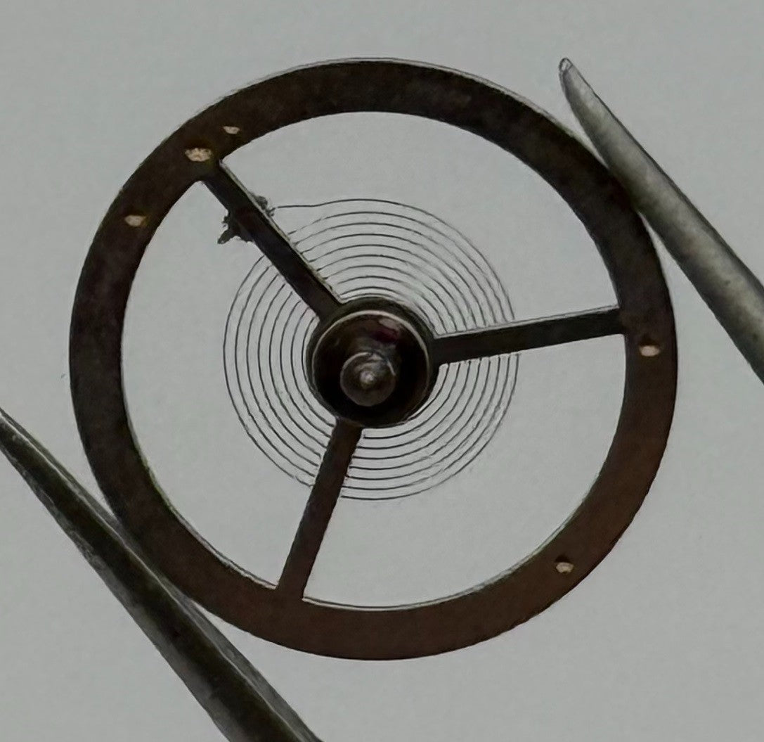 BFG 582 Balance Wheel Complete And Spring 13½''' 1782 Watch Movement Parts NOS