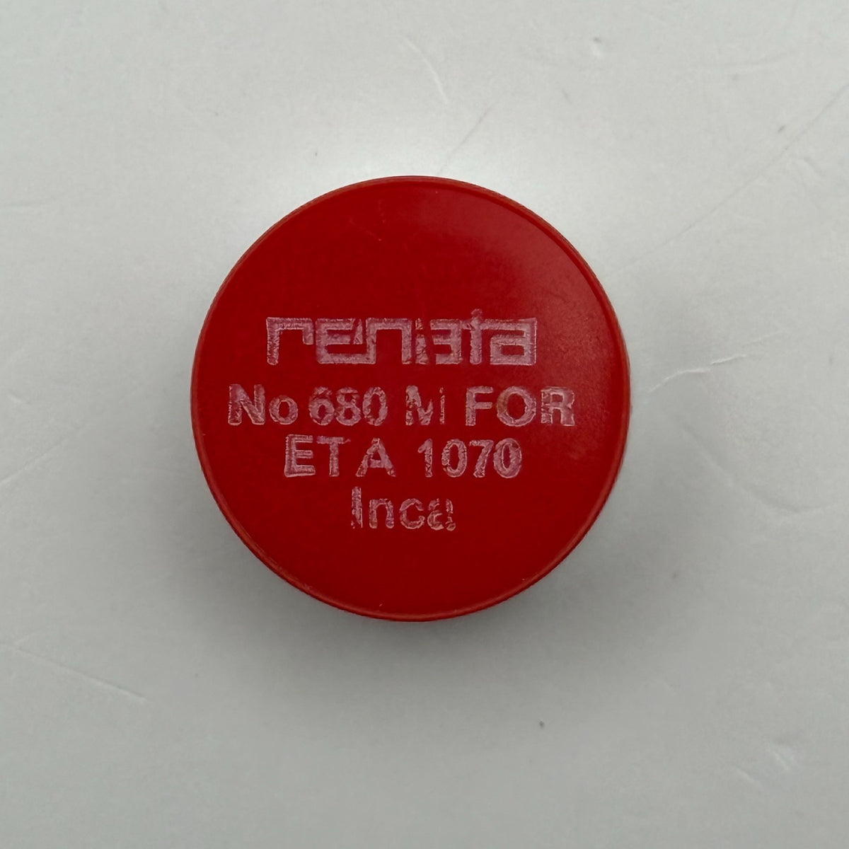 ETA 1070 Balance Wheel Complete And Spring Renata 680 M Watch Movement Parts NOS