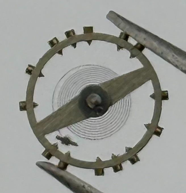 ETA 2360 2365 Balance Wheel Complete And Spring 751 M Watch Movement Parts NOS