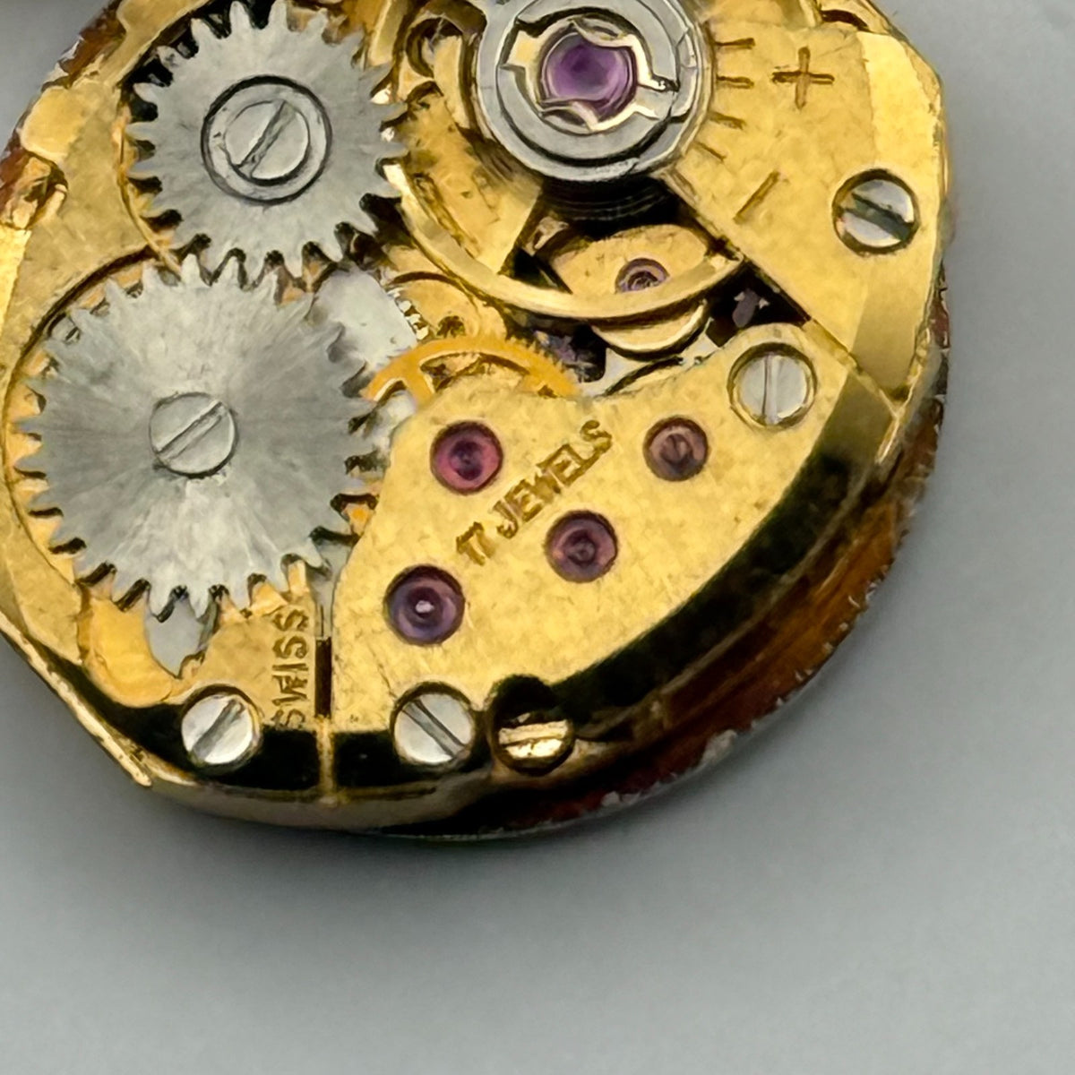ETA 277.001 Watch Movement Running Marvin Revue Swiss Manual Wind Parts 12.9mm