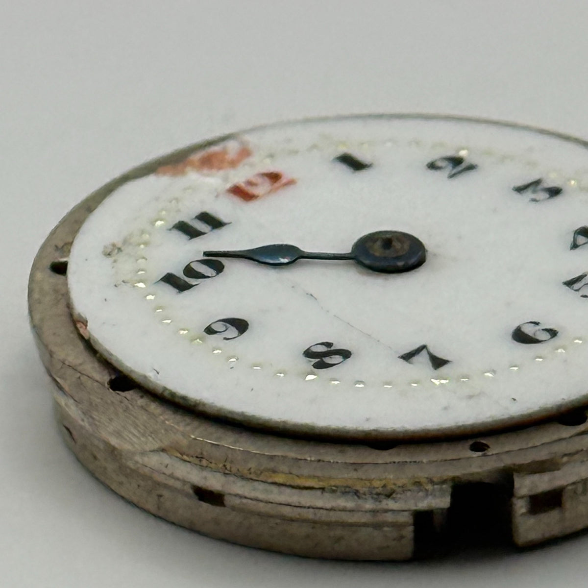 Red 12 Watch Movement - 15 Jewels - For Parts / Repair - 23.3mm