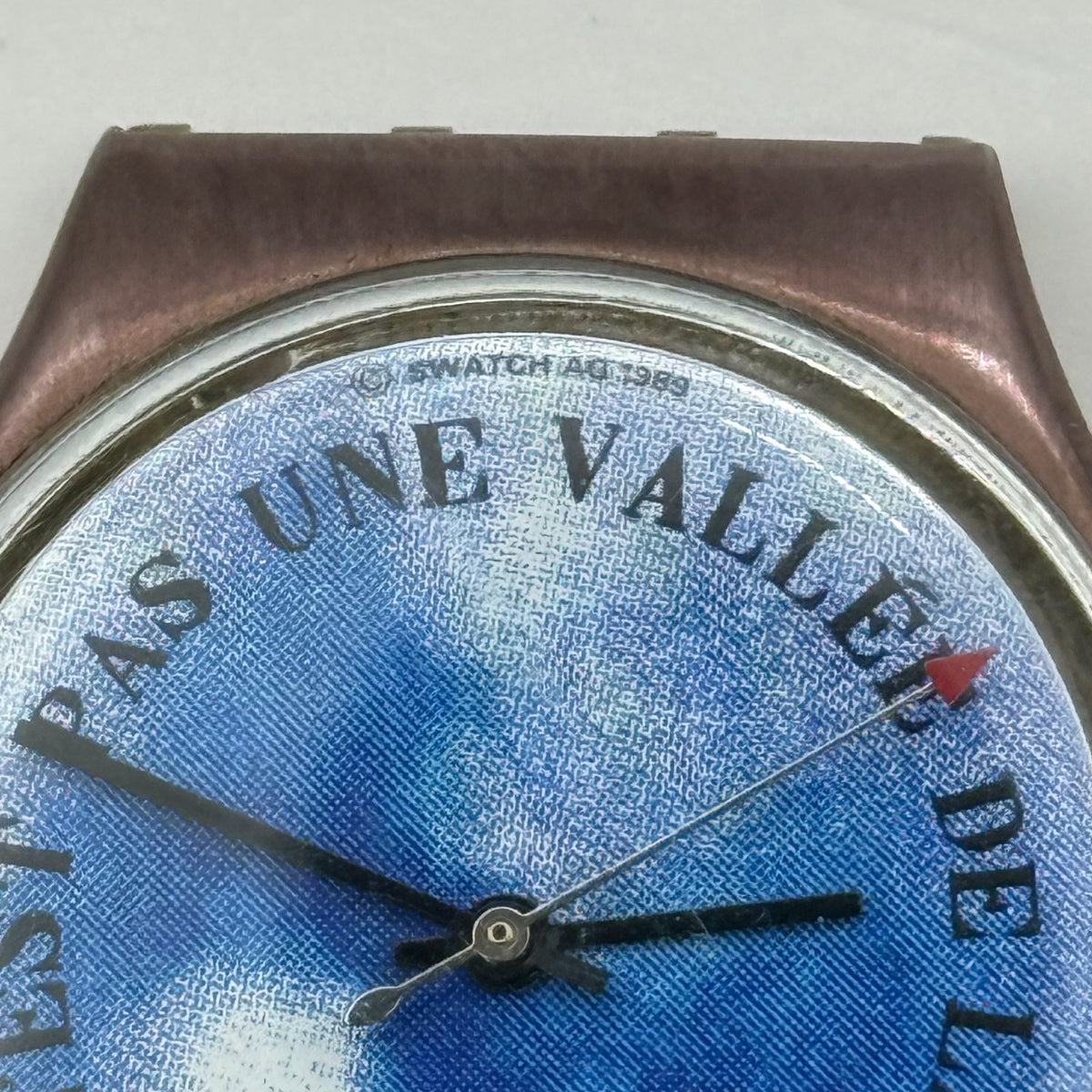 Vintage Swatch Watch GX112 Croque Monsieur 1989 ETA Quartz Swiss 34mm Parts 