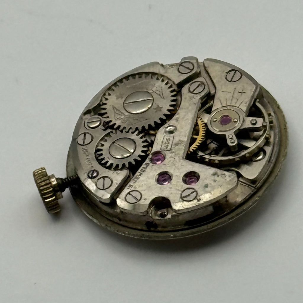 FHF 34 Watch Movement - Rotary 405 Ladies - For Parts / Repair - 17.4mm