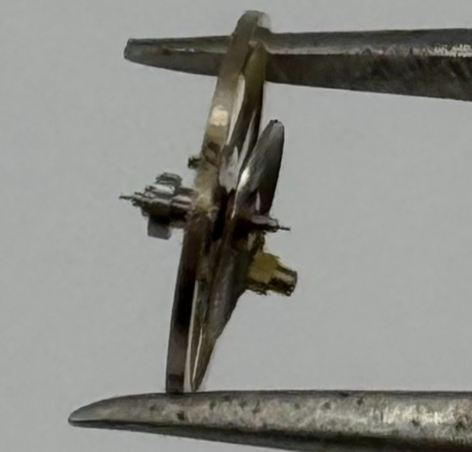 Rego 311 Balance Wheel Complete And Spring 8¾’’’ 706 Watch Movement Parts NOS