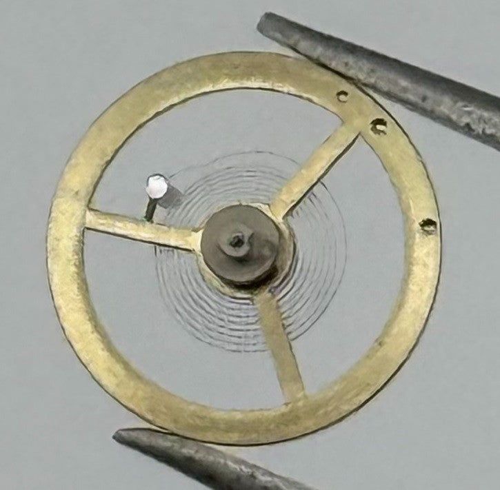 EB 1297 1469 Balance Wheel Complete And Spring Renata 117 Watch Movement Parts