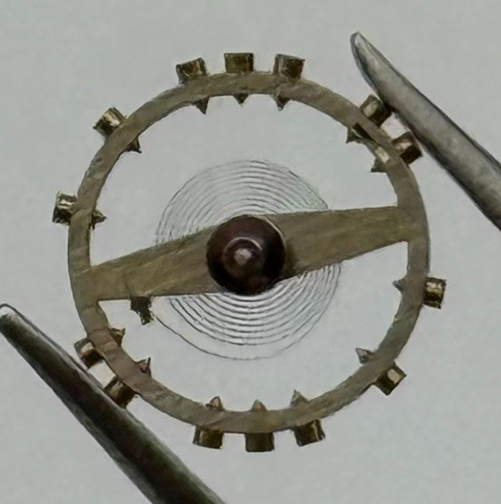 Felsa 4062 Balance Wheel Complete And Spring 6¾’’’ 4741 Watch Movement Parts NOS