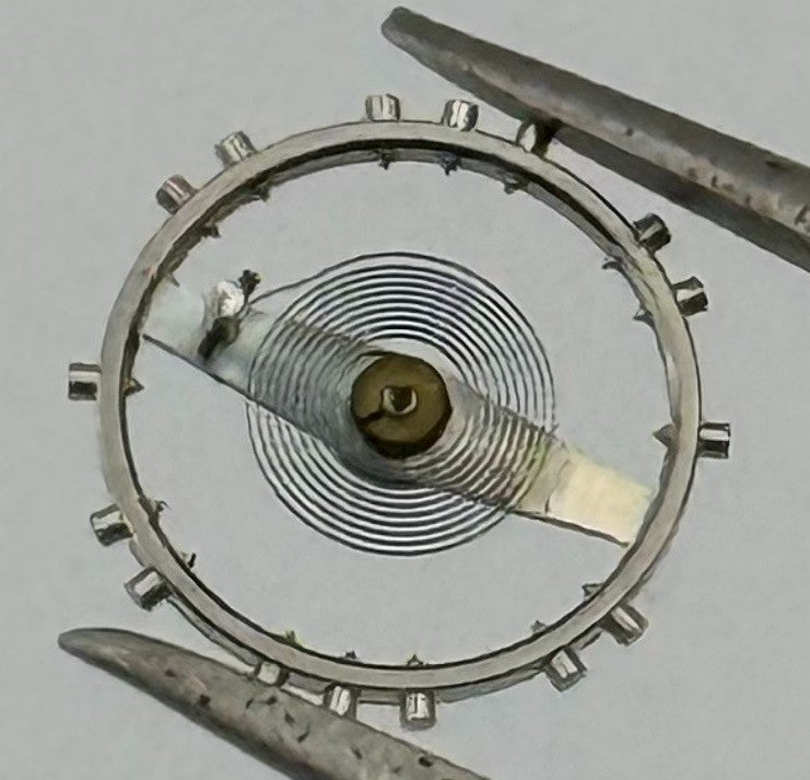 ETA 2510 Balance Wheel Complete And Spring 7¾’’’ Renata Watch Movement Parts NOS