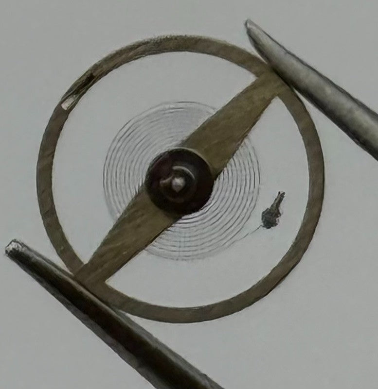 Lorsa 514 Balance Wheel Complete And Spring 5¼’’’ 4889 /3  Watch Movement Parts