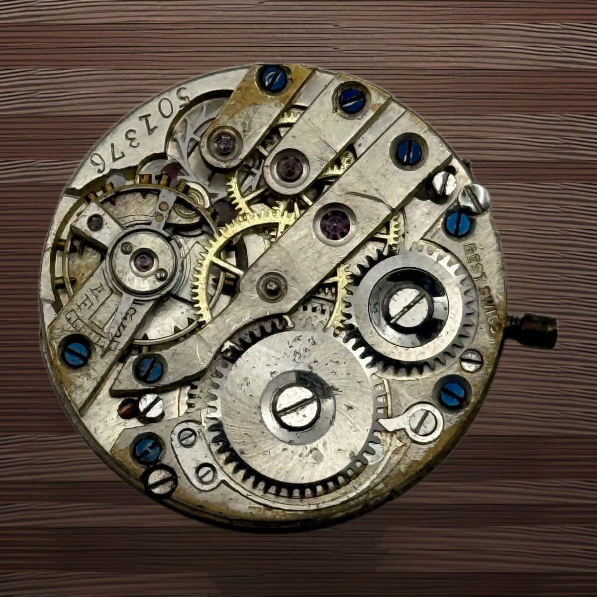 Bird In Ring Style Watch Movement - For Parts / Repair - 23.1mm
