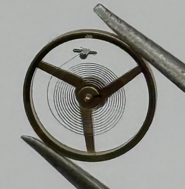 AS 1977-2 Balance Wheel Complete And Spring Renata 1831 Watch Movement Parts NOS