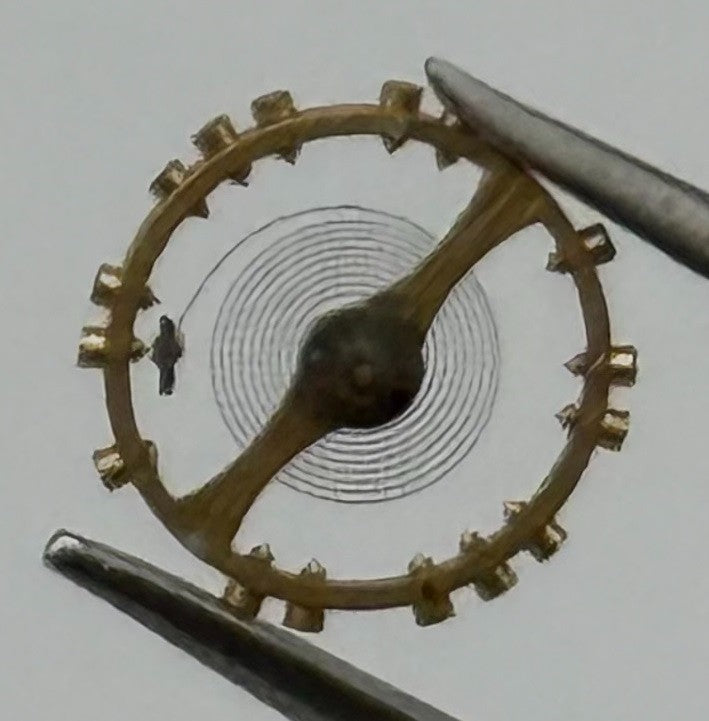 AS 976 1012 Balance Wheel Complete And Spring 29 M Watch Movement Parts NOS