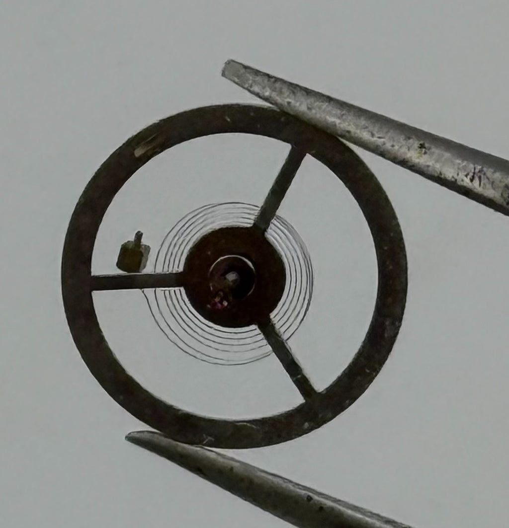 EB 8350 8356-66 /2 Balance Wheel Complete And Spring Watch 5053 Movement Parts