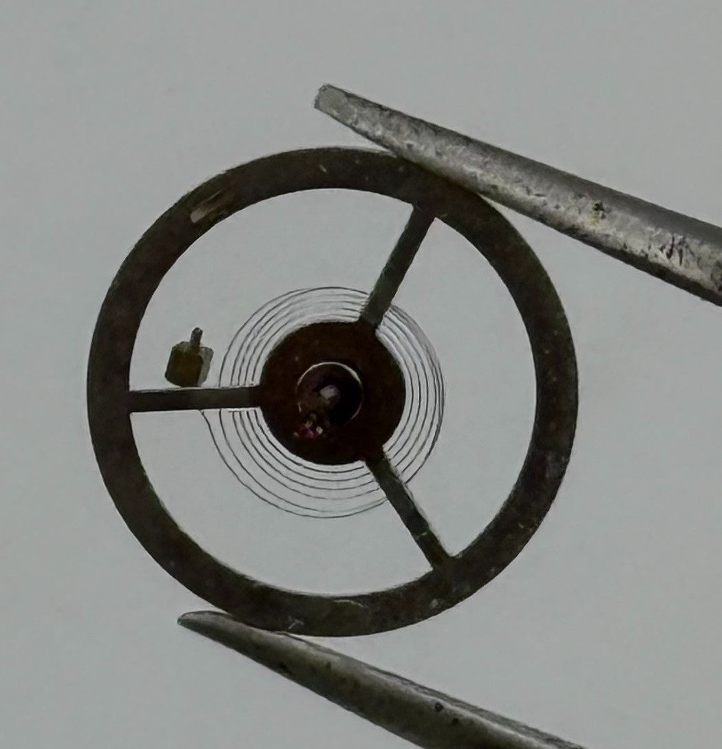 EB 8350 8356-66 /2 Balance Wheel Complete And Spring Watch 5053 Movement Parts