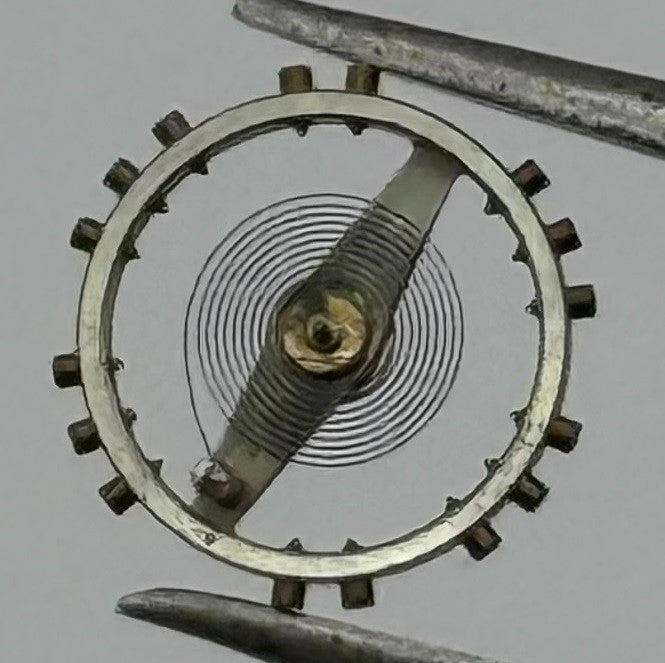 Felsa 4162 Balance Wheel Complete And Spring Renata 1244 M Watch Movement Parts