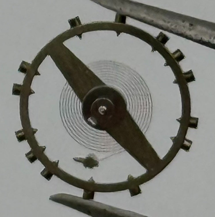 AS 415 Balance Wheel Complete And Spring 9¾’’’ Renata Watch Movement Parts NOS