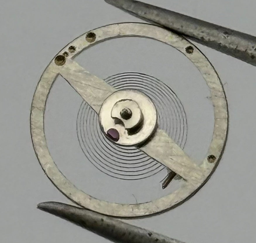 Spec Balance Wheel Complete And Spring 10½’’’ Watch Movement Parts NOS