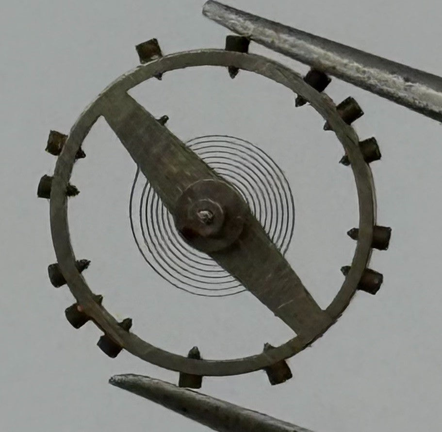 AS 984 Balance Wheel Complete And Spring 10½’’’ Renata 30 M Watch Movement Parts