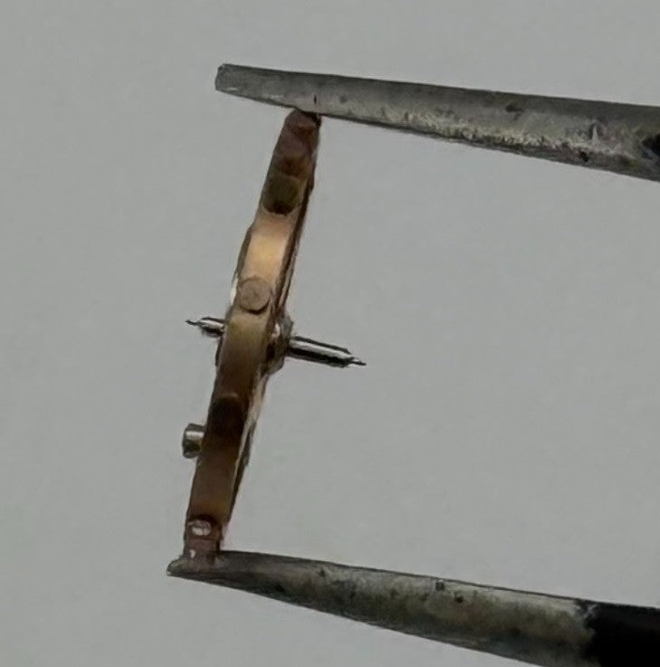 Foerster 611 Balance Wheel Complete And Spring 5¼’’ 583 Watch Movement Parts NOS